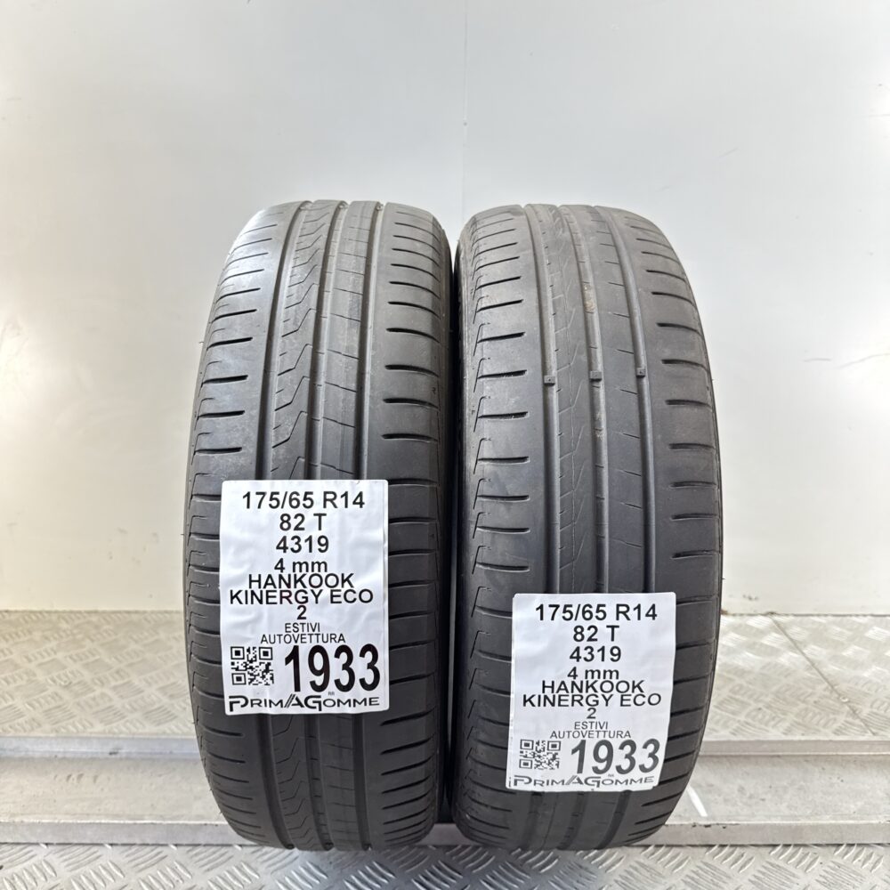 Pneumatici Usati 175 65 R14 82T Hankook Kinergy Eco 2 Estive