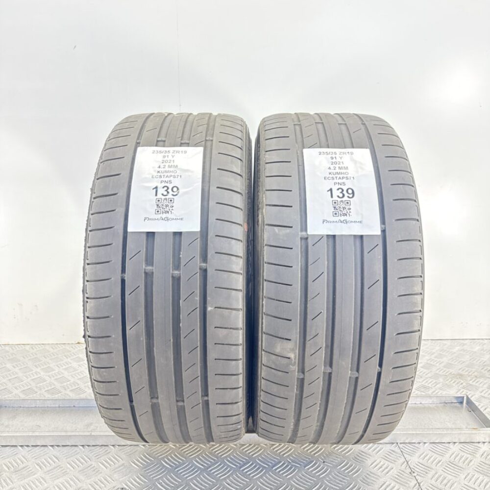 Pneumatici Usati 235 35 ZR19 91Y Kumho ECSTAP S71 Estive