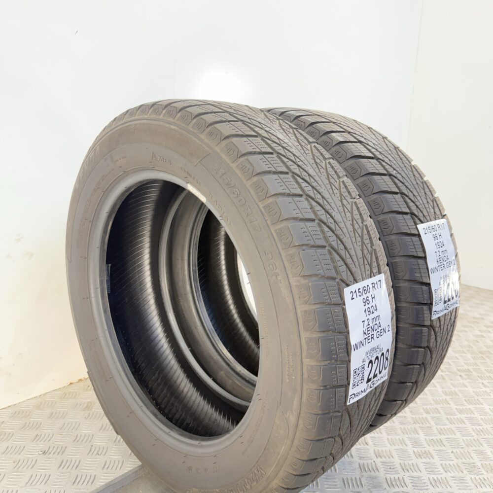 Gomme Usate 215 60 R17 96H Kenda Winter Gen 2 100% Invernali - immagine 10