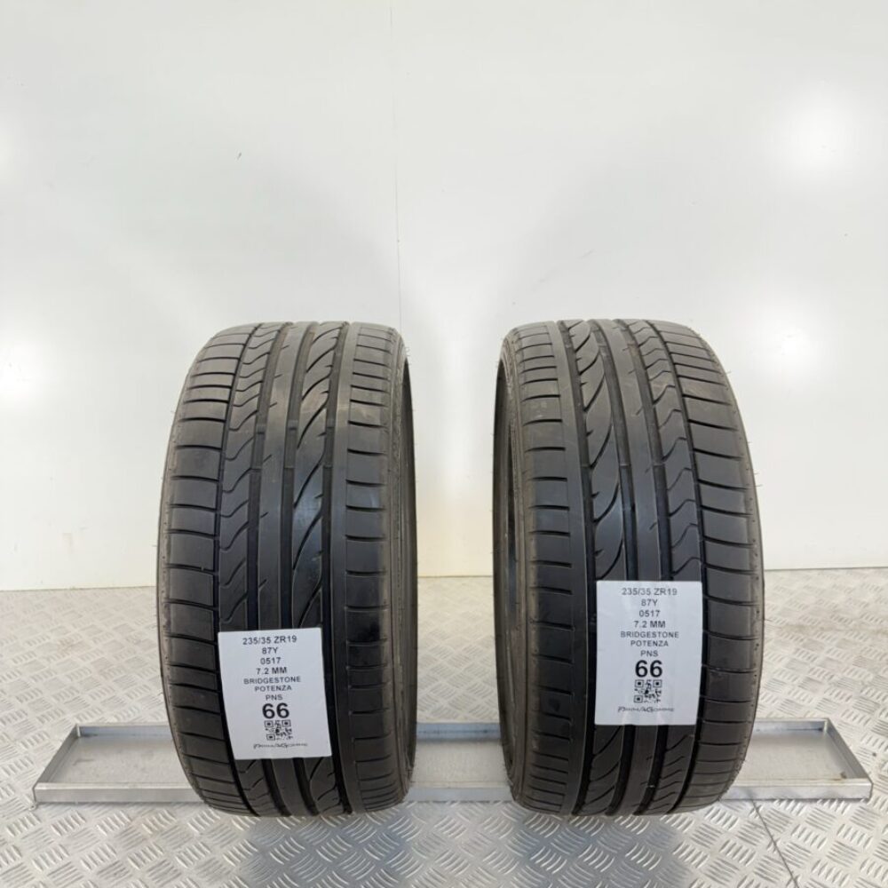 Gomme Usate 235 35 R19 87Y Bridgestone Potenza 7.2mm Estive