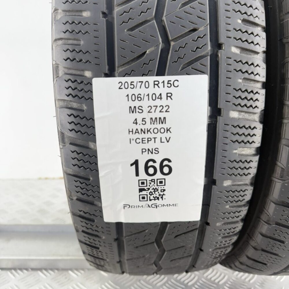 Pneumatici Usati 205 70 R15C 106 104R Hankook Icept LV Invernali - immagine 3