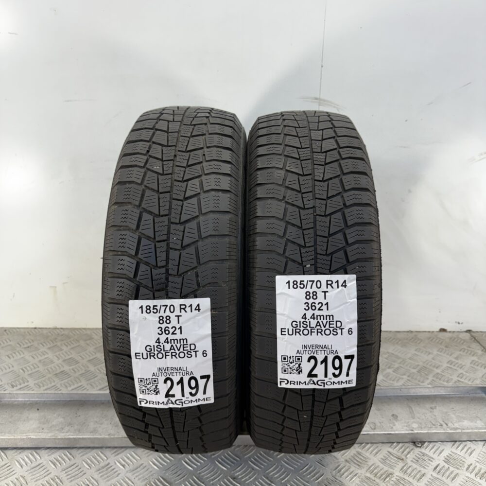 Gomme Usate 185 70 R14 88T Gislaved Eurofrost 6 Invernali