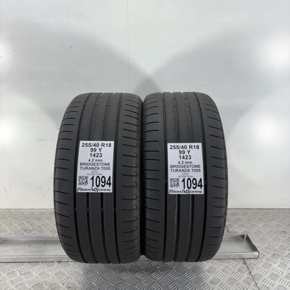 Gomme Usate 255 40 R18 99Y Bridgestone Turanza T005 Estive