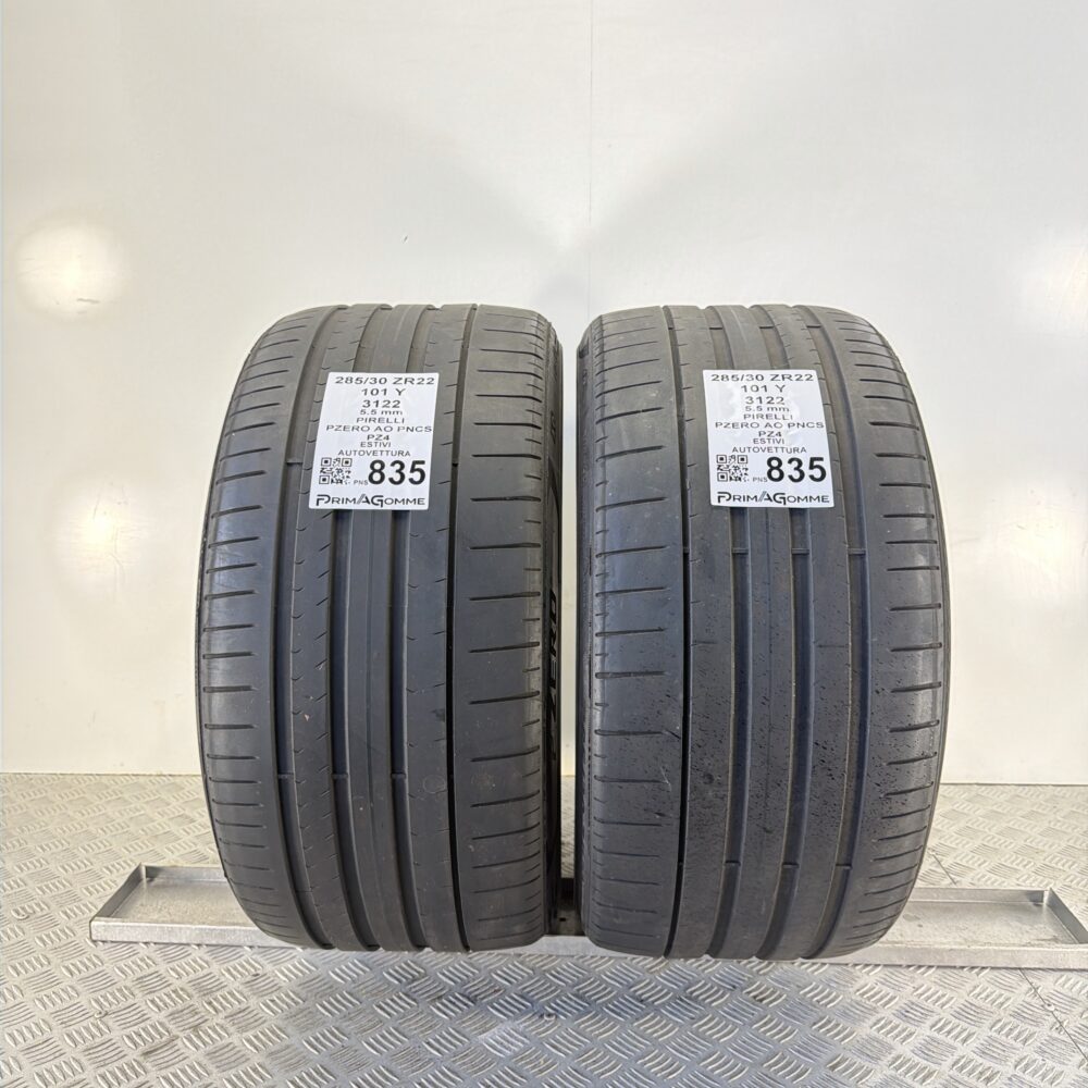 Pneumatici Usati 285 30 ZR22 101Y Pirelli PZero AO 78% Estive