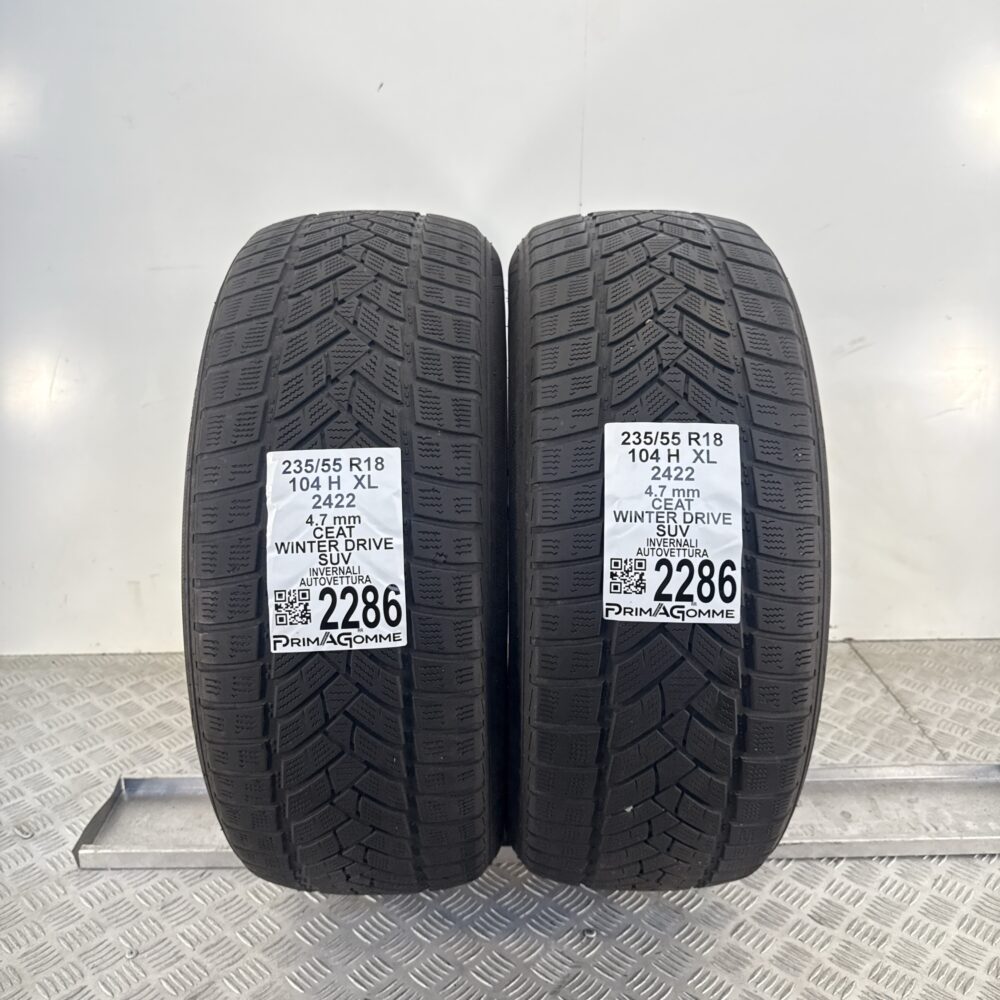 Gomme Usate 235 55 R18 XL 104H Ceat Winter Drive SUV Invernali