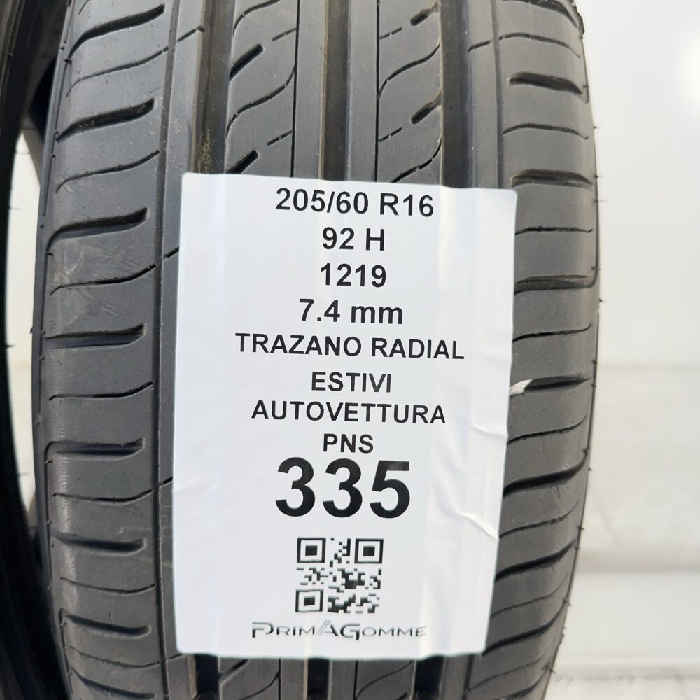 Pneumatici Usati 205 60 R16 92H Trazano Radial 98% Estive - immagine 3
