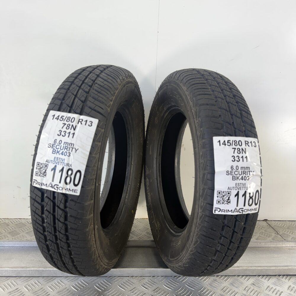Gomme Usate 145 80 R13 78N Security BK403 86% Estive - immagine 6