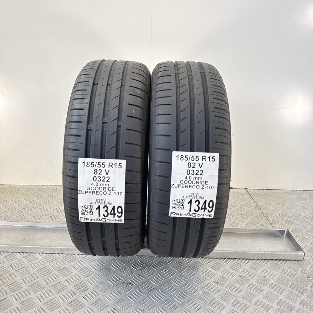 Gomme Usate 185 55 R15 82V Goodride Zupereco Z-107 Estive