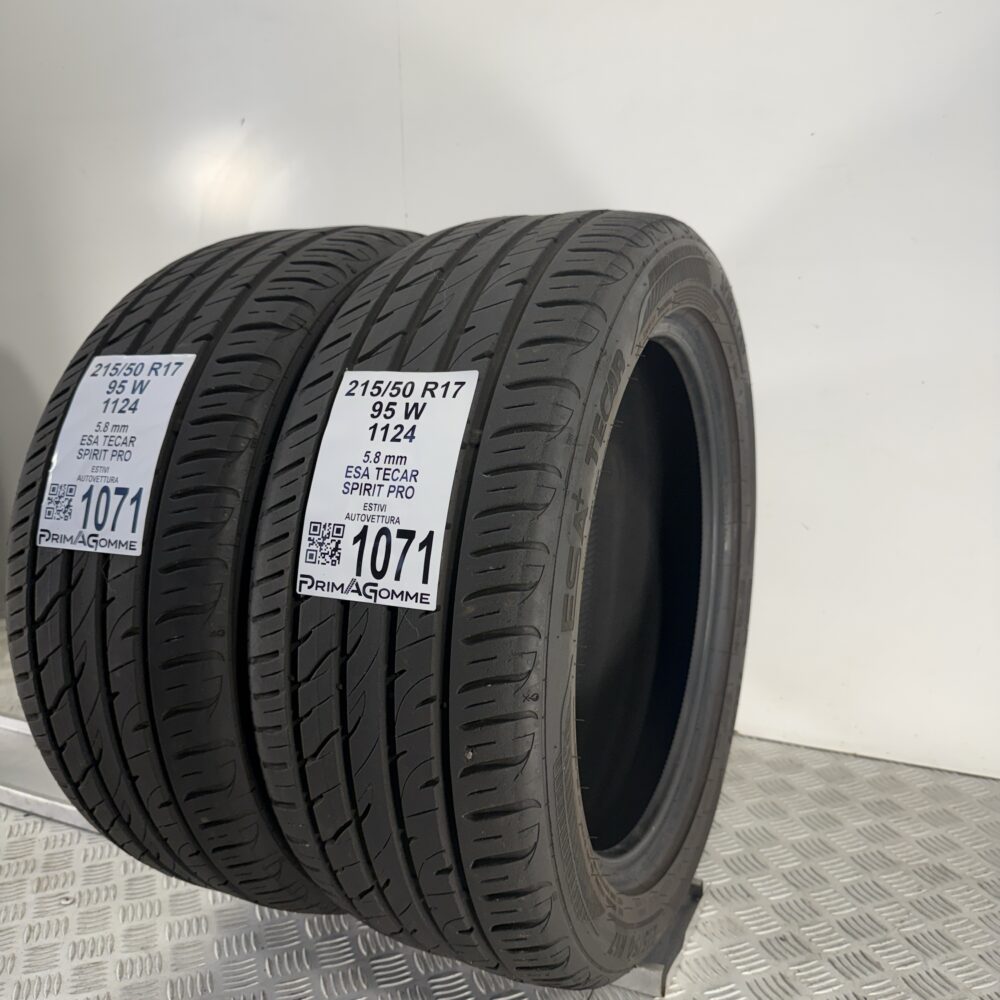 Gomme Usate 215 50 R17 95W ESA TECAR SPIRIT PRO 82% Estive - immagine 6