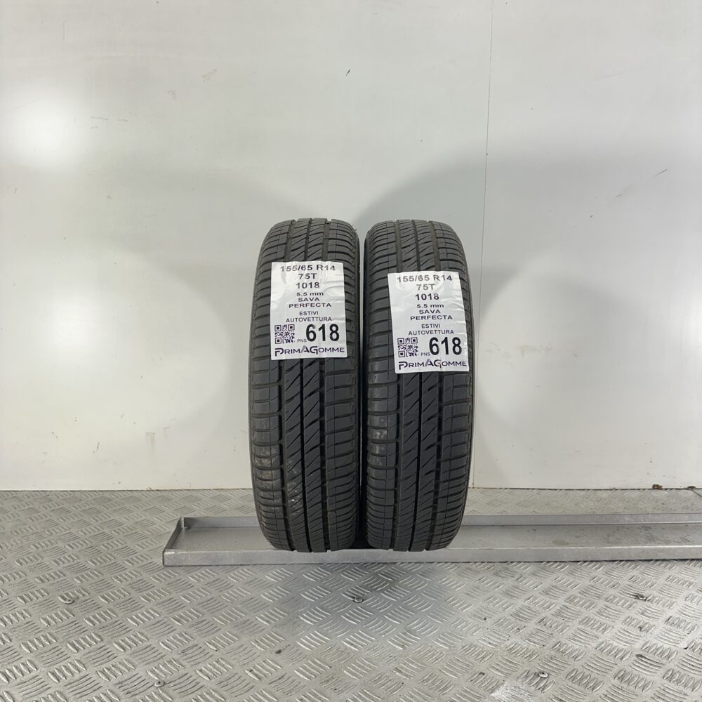 Pneumatici Usati 155 65 R14 75T Sava Perfecta 78% Estive