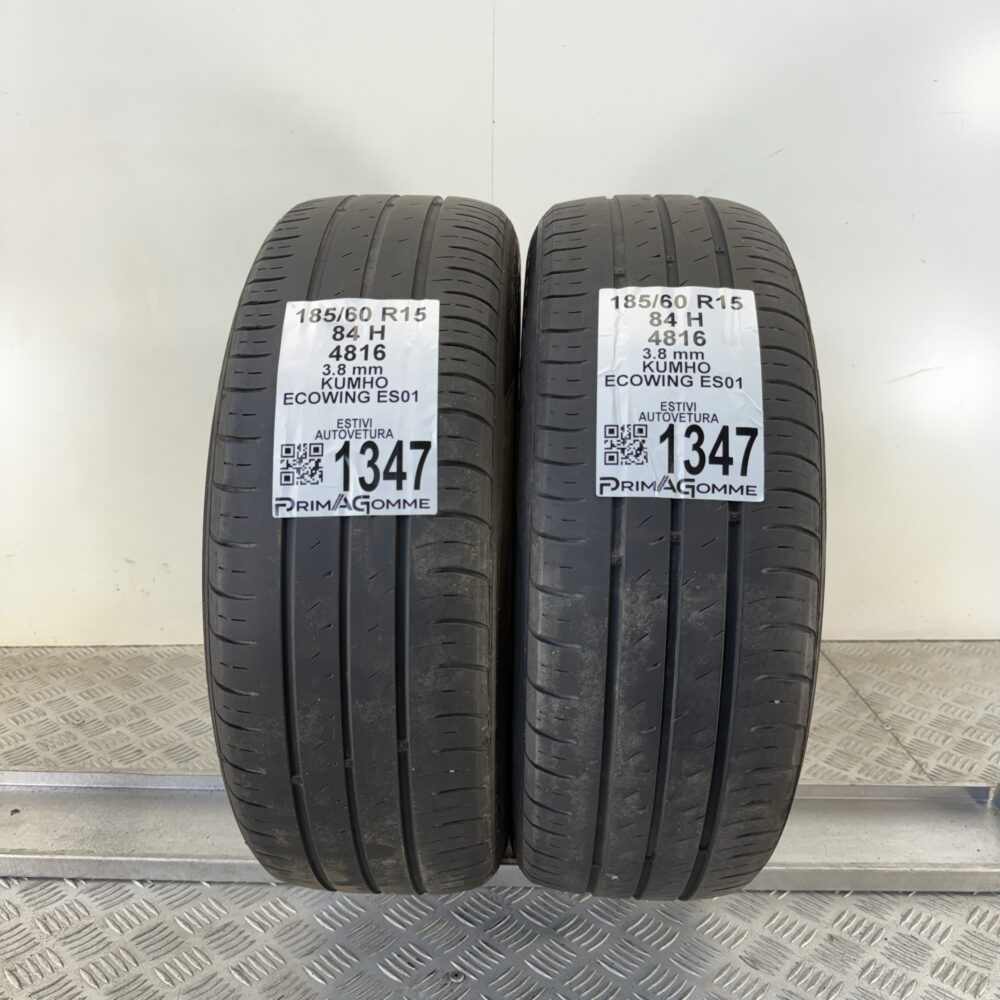 Gomme Usate 185 60 R15 84H Kumho Ecowing ES01 Estive