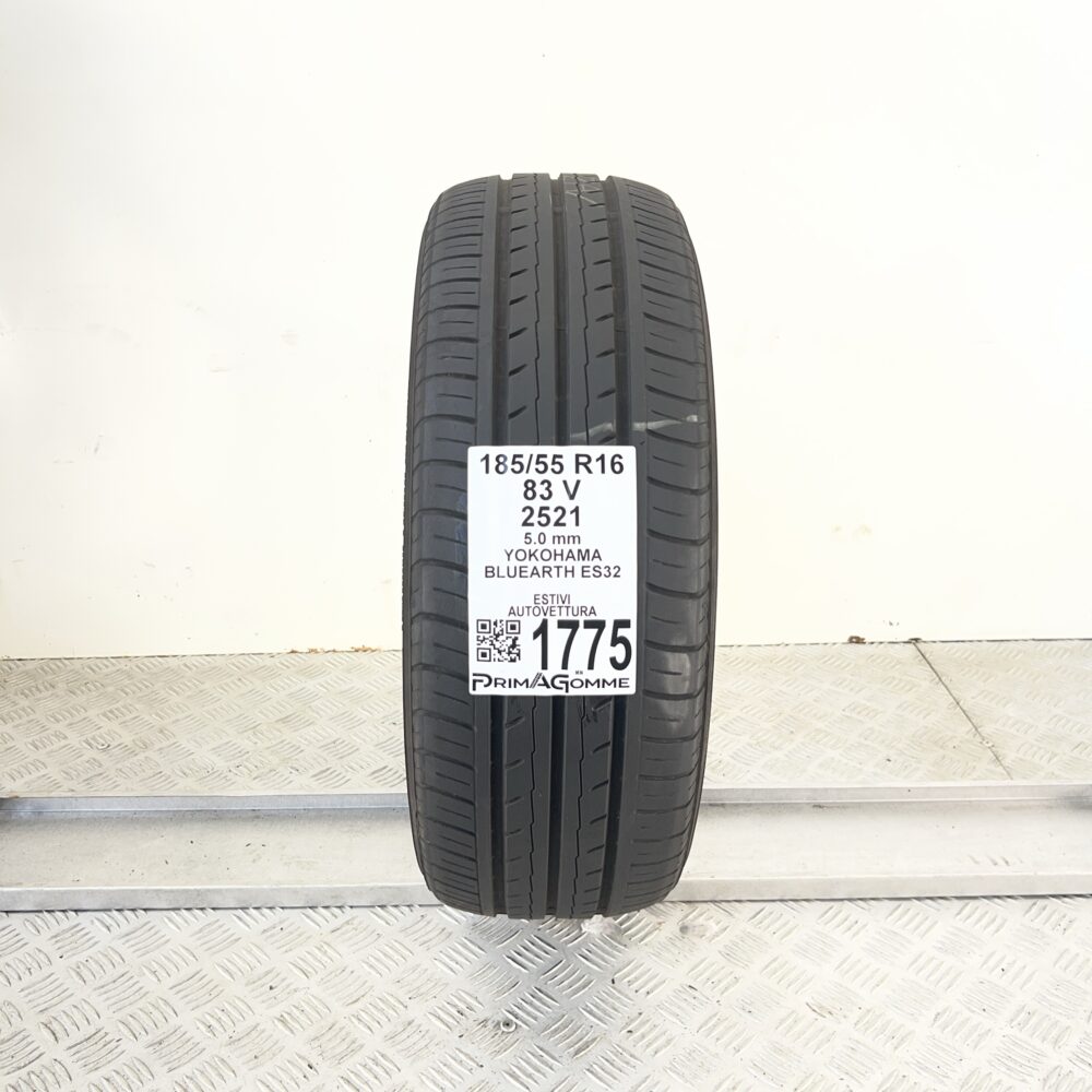 Pneumatico Usato 185 55 R16 83V Yokohama BluEarth ES32 71% Estivo