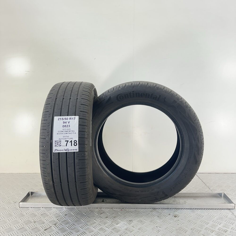 Pneumatici Usati 215 50 R17 94V Continental EcoContact 6 Estive - immagine 4