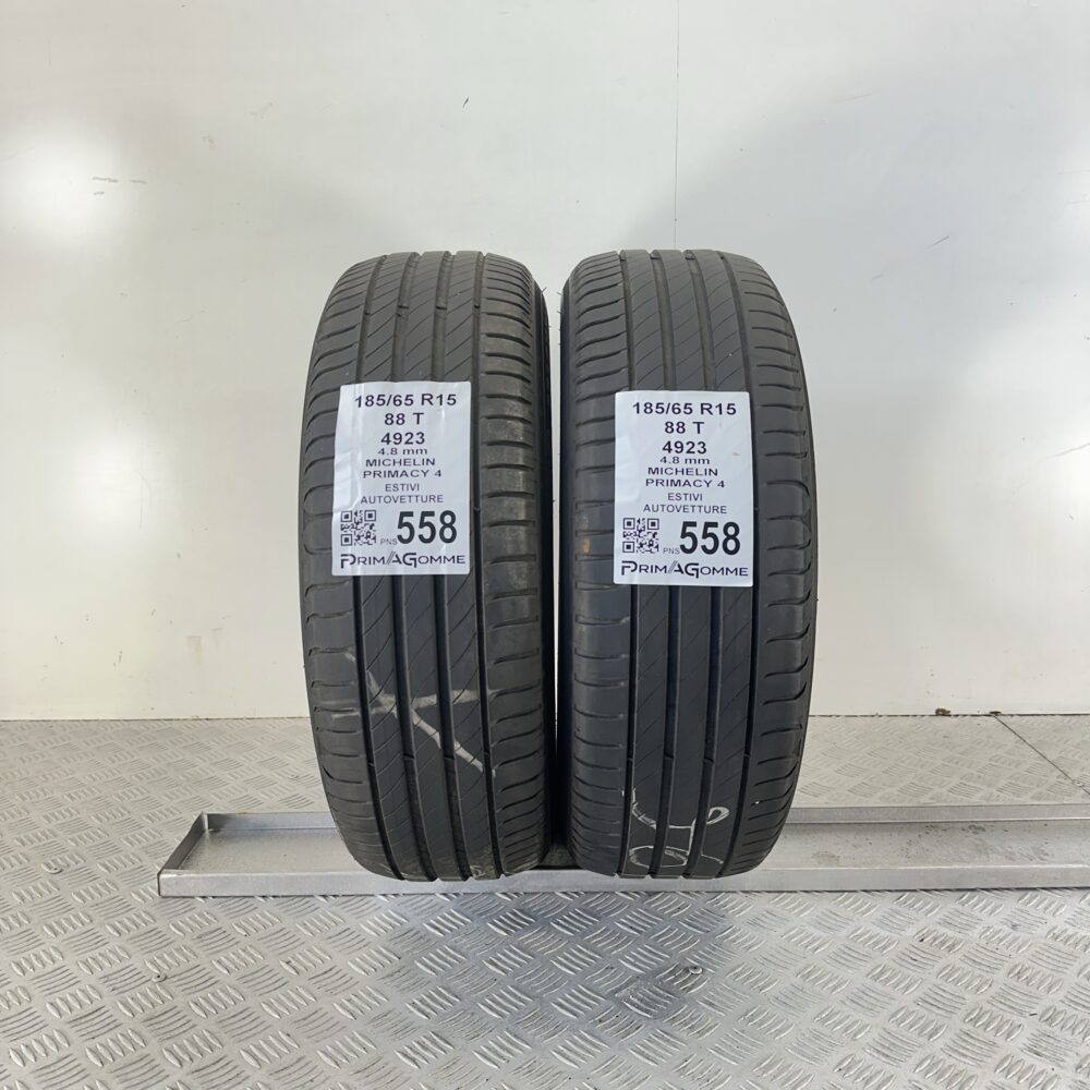 Pneumatici Usati 185 65 R15 88T Michelin Primacy 4 Estive
