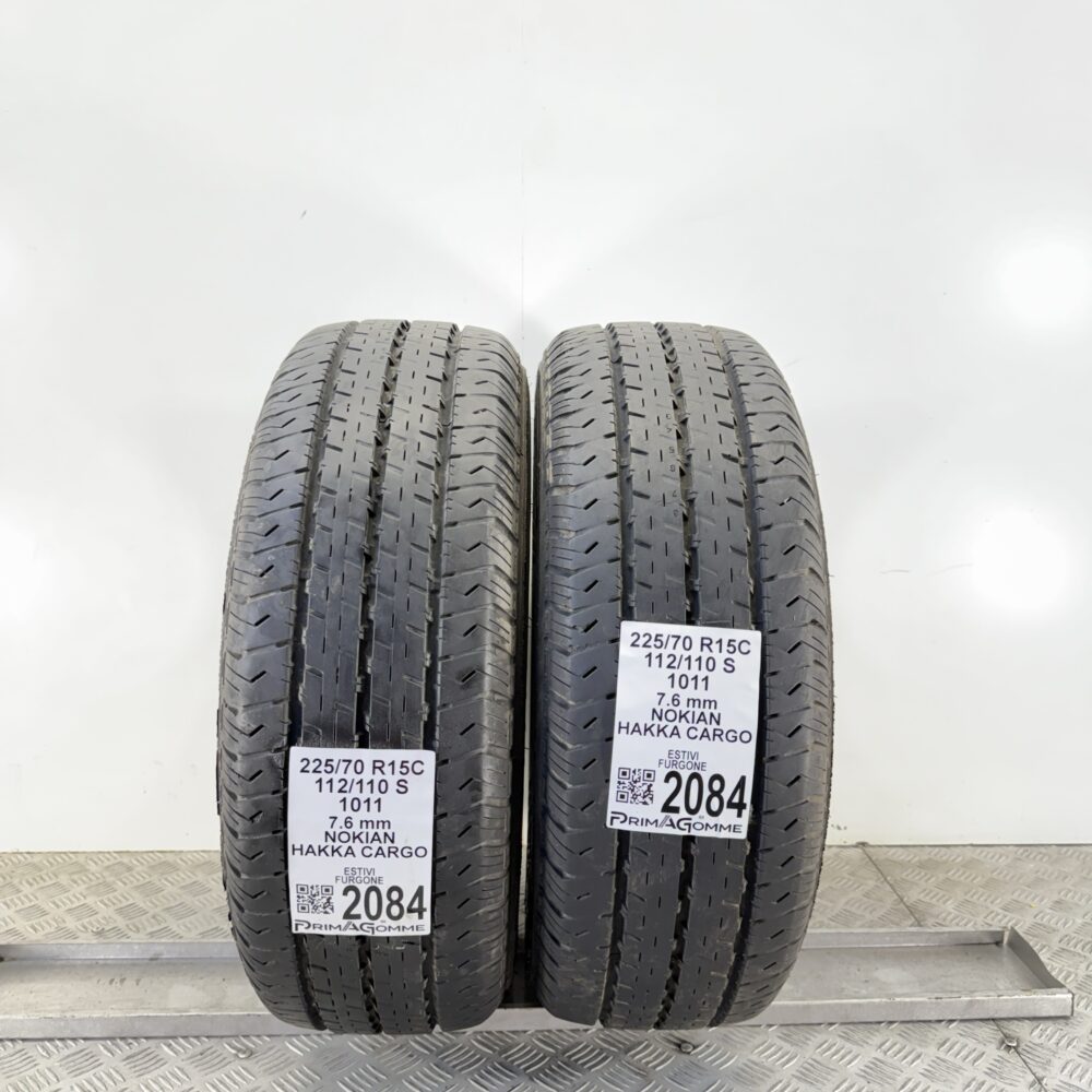 Pneumatici Usati 225 70 R15C 112/110S Nokian Hakka Cargo 84% Estive