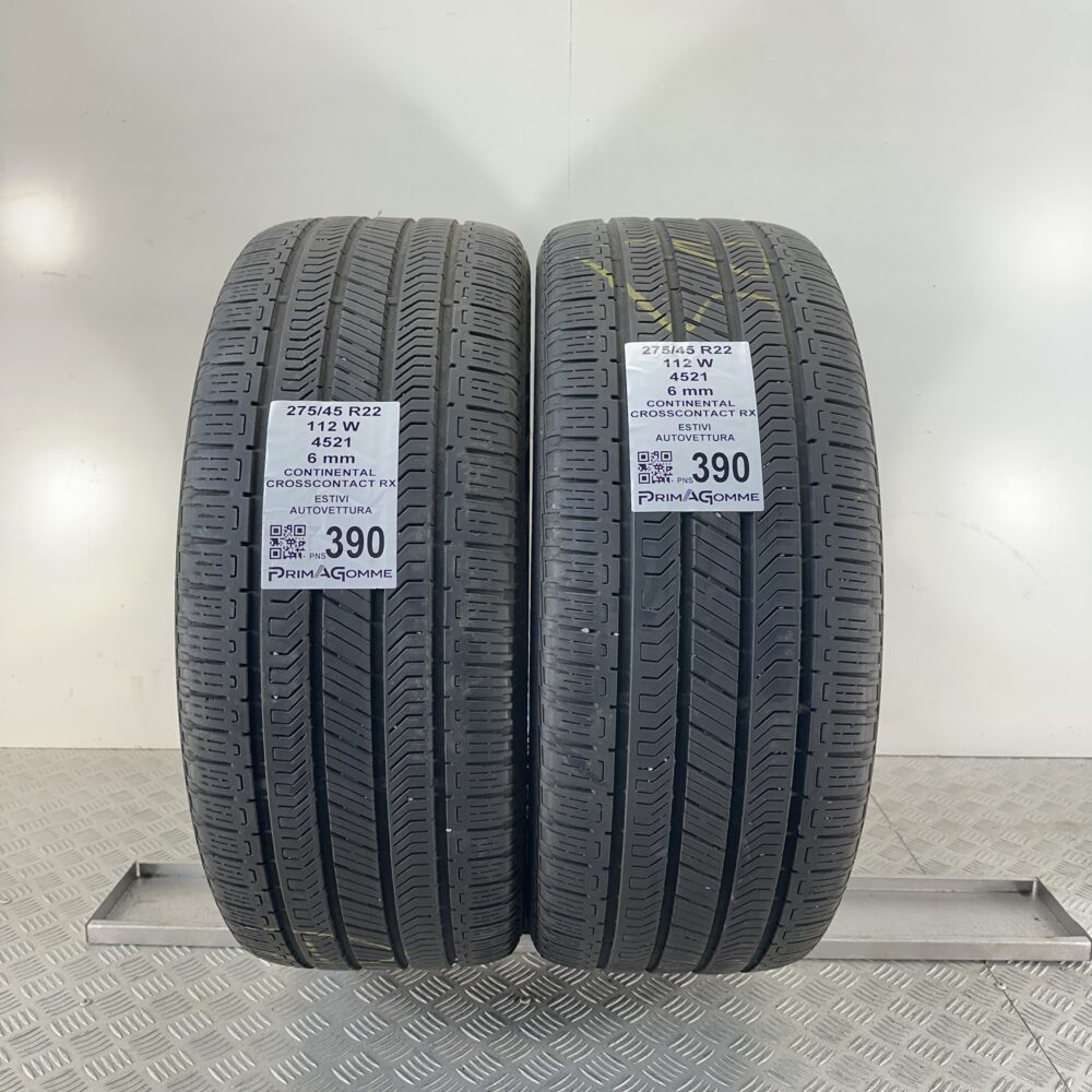 Pneumatici Usati 275 45 R22 112W Continental CrossContact RX 85% Estive