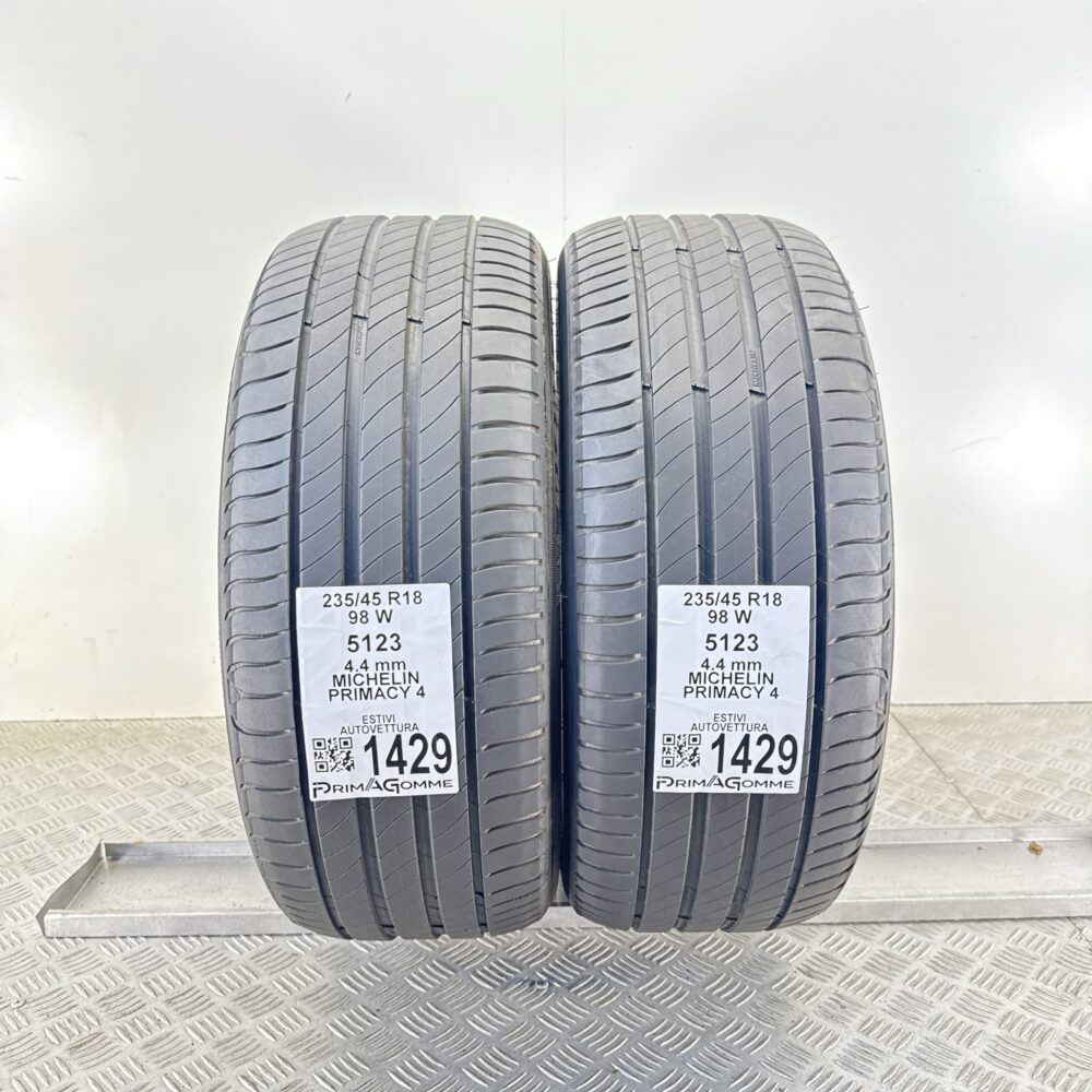 Gomme Usate 235 45 R18 98W Michelin Primacy 4 Estive