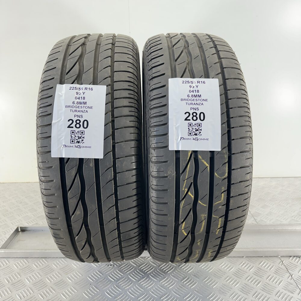 Pneumatici Usati 225 55 R16 99Y Bridgestone Turanza 95% Estive
