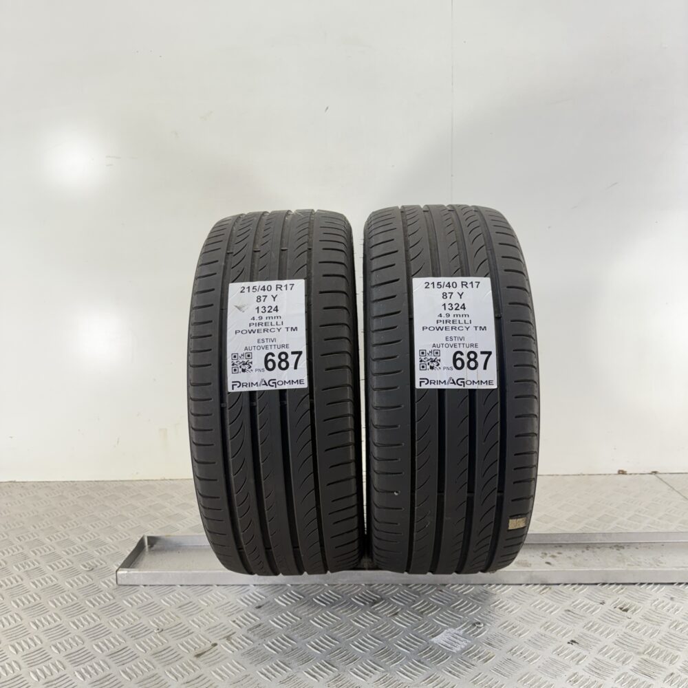 Pneumatici Usati 215 40 R17 87Y Pirelli Powercy TM 71% Estive