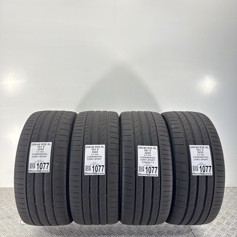 Gomme Usate 255 40 R20 XL 101V Continental ContiSportContact 5 Estive