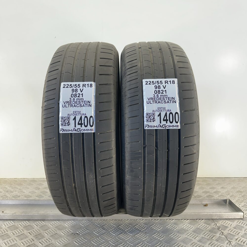 Pneumatici Usati 225 55 R18 98V Vredestein Ultrac Satin Estive