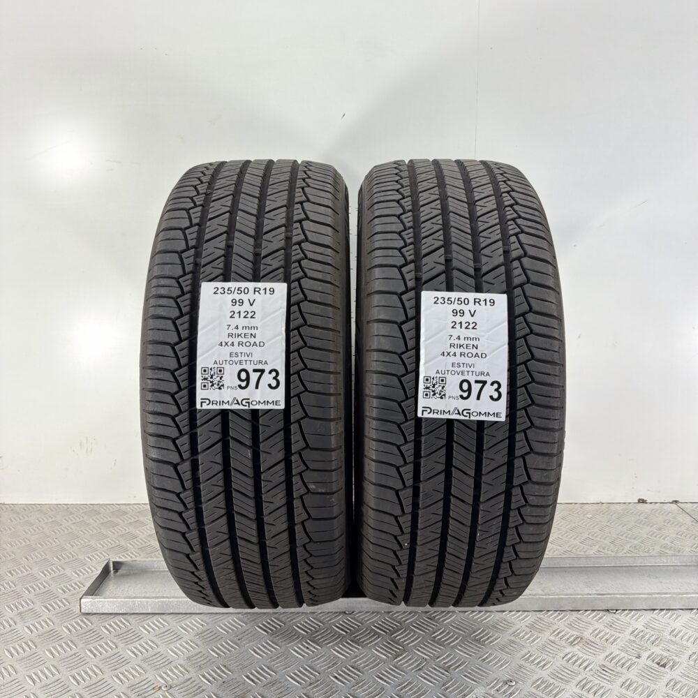 Pneumatici Usati 235 50 R19 99V Riken 4×4 Road 99% Estive