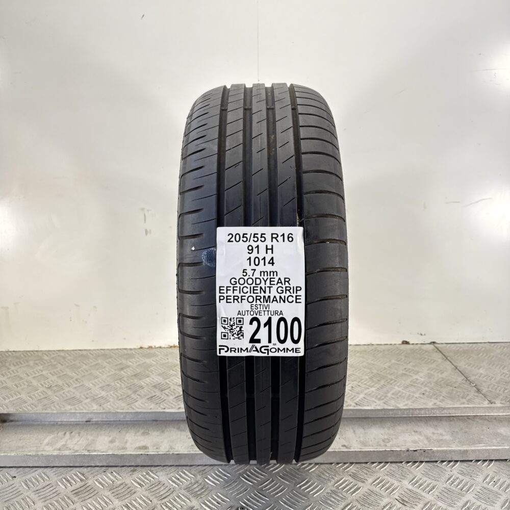 Pneumatico Usato 205 55 R16 91H Goodyear Efficient Grip Performance 81% Estivo
