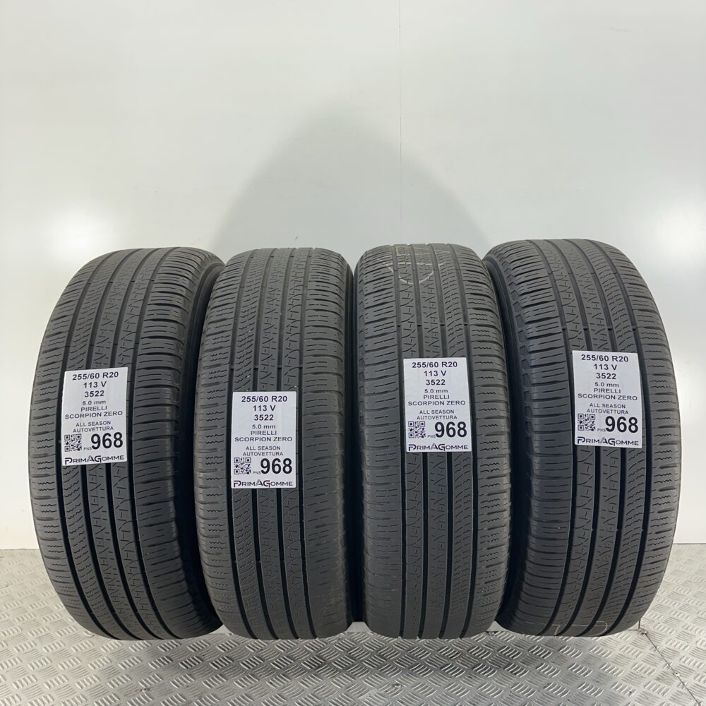 Pneumatici Usati 255 60 R20 113V Pirelli Scorpion Zero 71% Estive