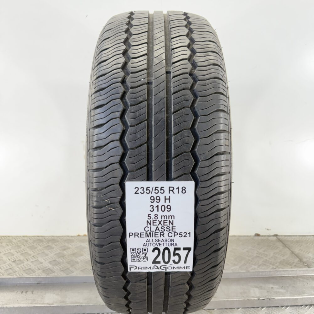 Pneumatico Usato 235 55 R18 99H Nexen Classe Premier CP521 73% 4 Stagioni