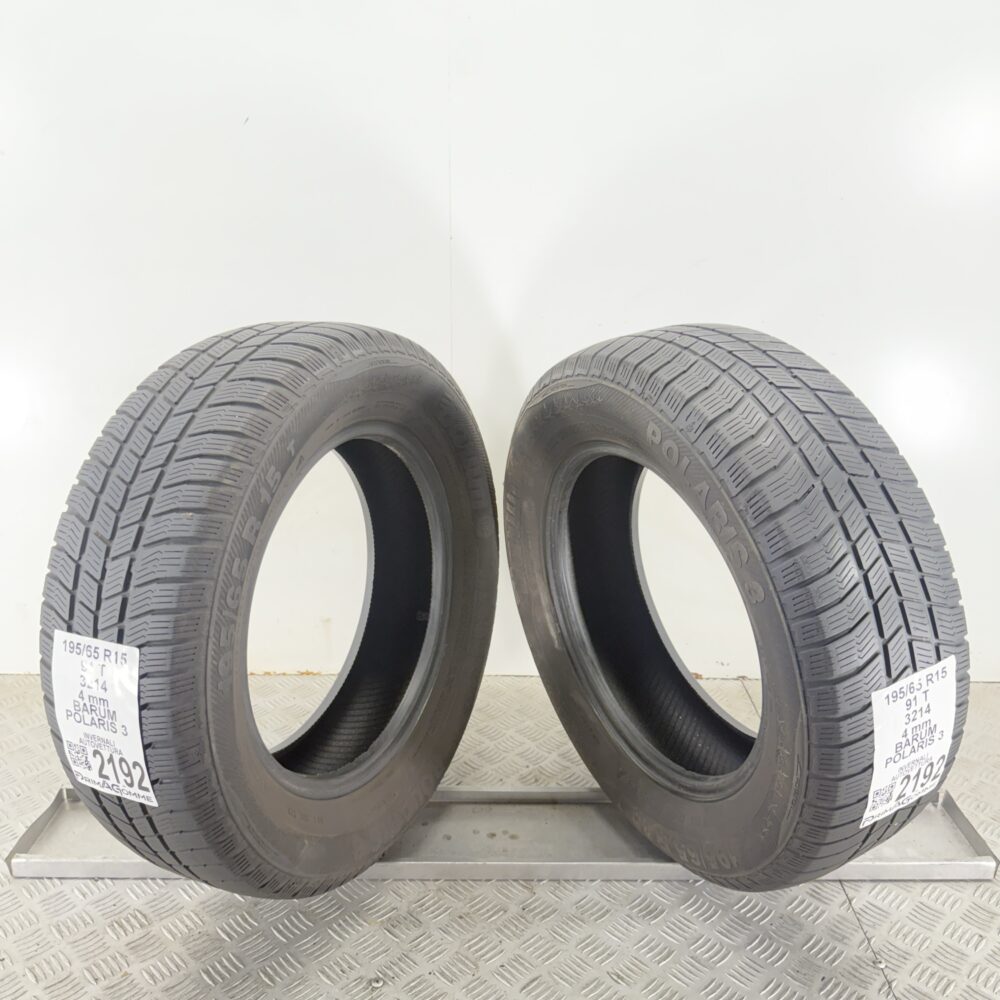 Gomme Usate 195 65 R15 91T BARUM Polaris 3 Invernali - immagine 6