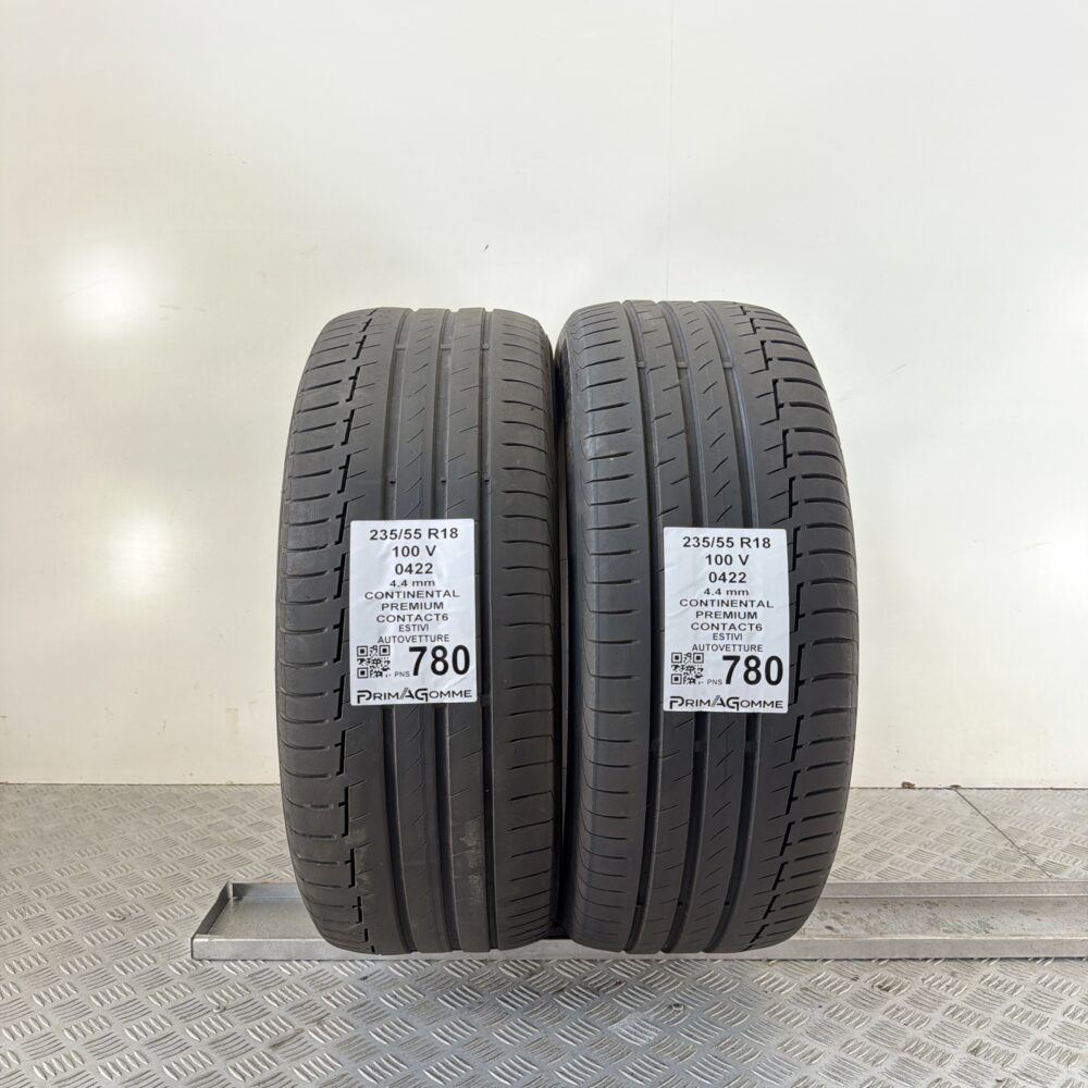 Pneumatici Usati 235 55 R18 100V Continental PremiumContact6 Estive