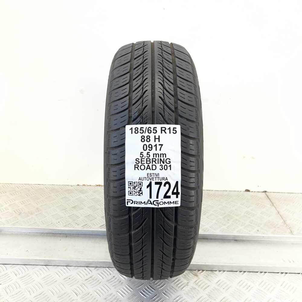 Pneumatico Usato 185 65 R15 88H Sebring Road 301 79% Estivo