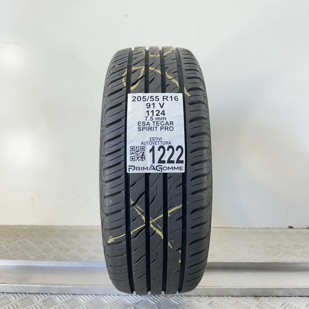 Pneumatico Usato 205 55 R16 91V Esa Tecar Spirit Pro 100% Estivo