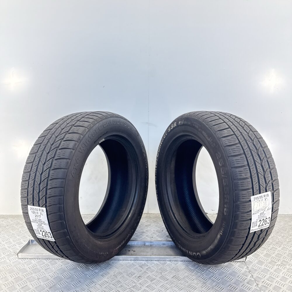 Gomme Usate 255 55 R18 XL 109H Continental Winter Contact SSR RunFlat Invernali - immagine 11