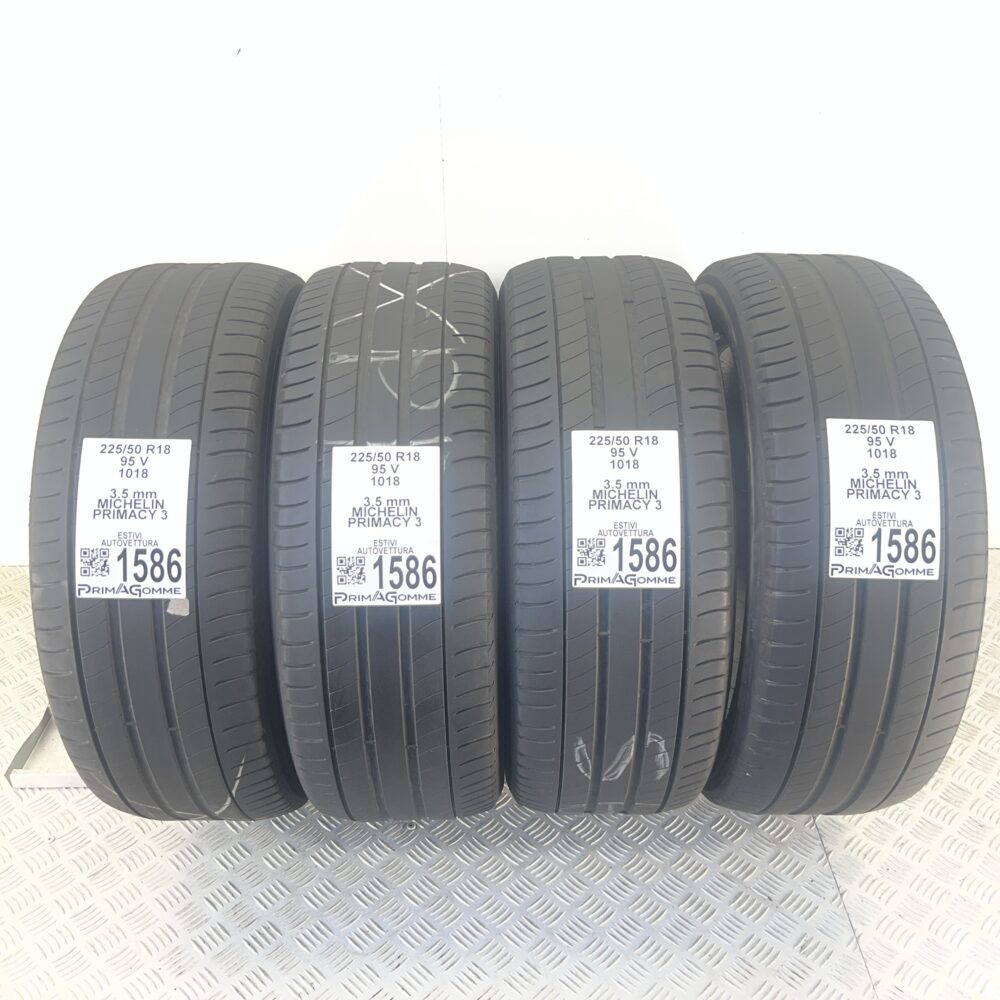 Gomme Usate 225 50 R18 95V Michelin Primacy 3 Estive