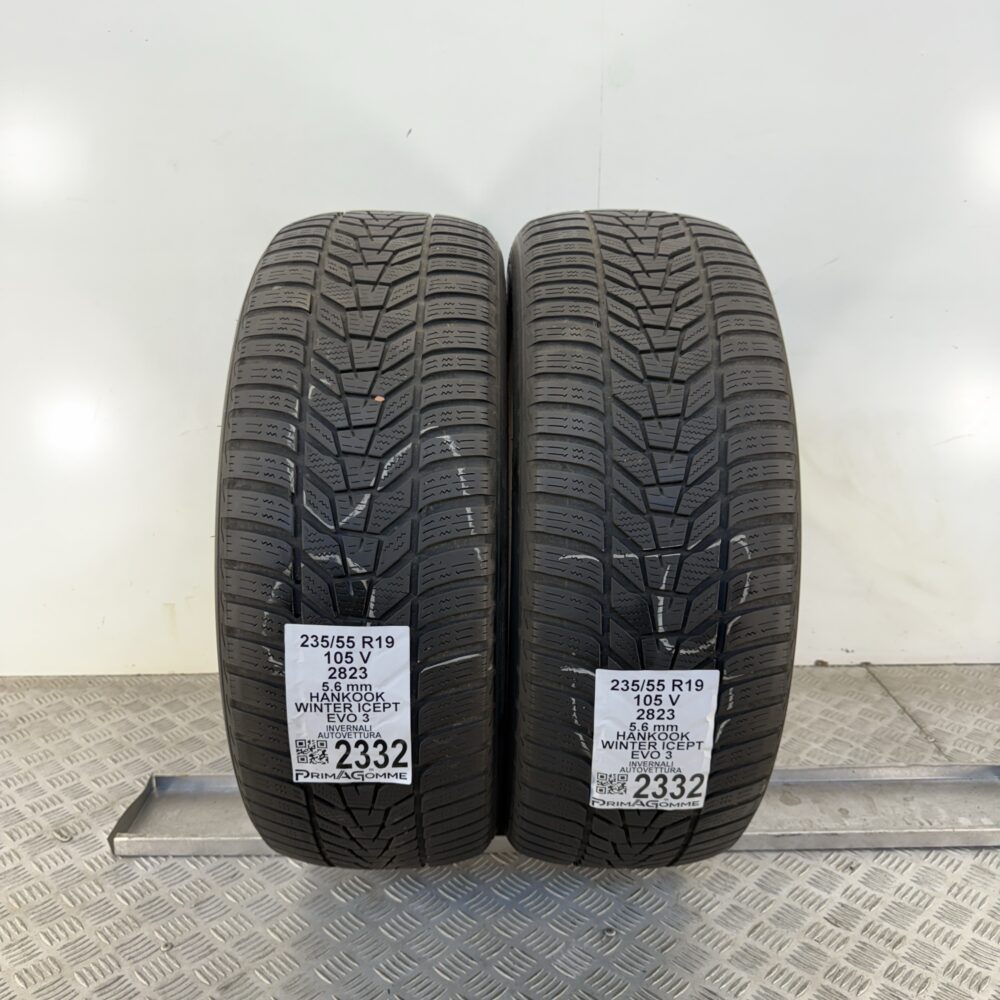 Gomme Usate 235 55 R19 105V Hankook Winter Icept Evo 3 80% Invernali