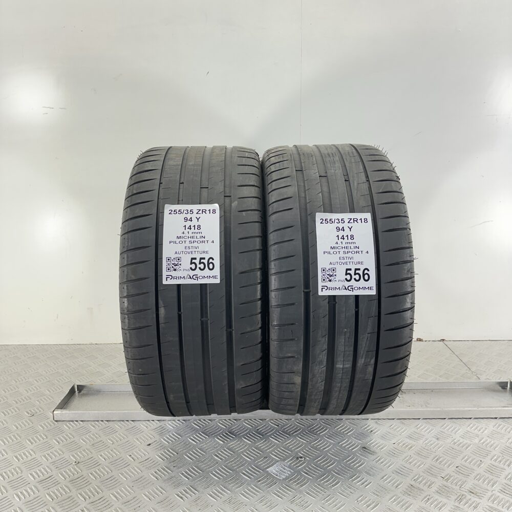 Pneumatici Usati 255 35 R18 94Y Michelin Pilot Sport 4 Estive