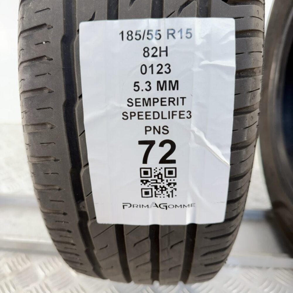 Gomme Usate 185 55 R15 82H Semperit SpeedLife3 5.3mm Estive - immagine 3