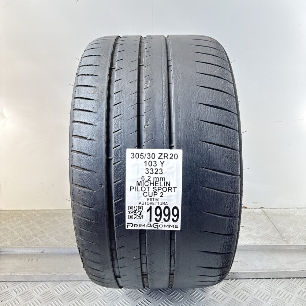 Pneumatico Usato 305 30 ZR20 103Y Michelin Pilot Sport Cup 2 89% Estivo