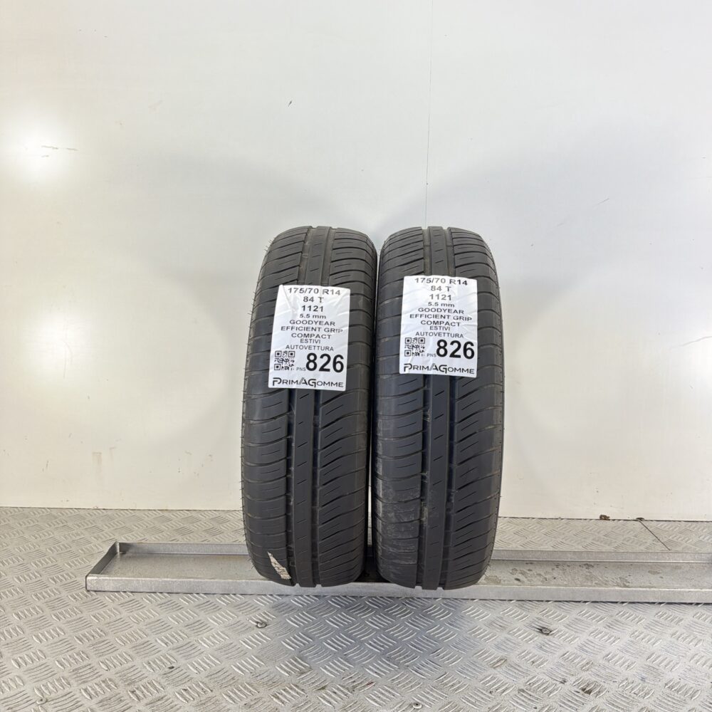 Pneumatici Usati 175 70 R14 84T Goodyear EfficientGrip Compact 78% Estive