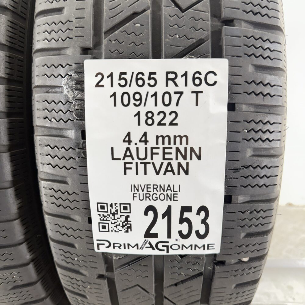 Gomme Usate 215 65 R16C 109/107T Laufenn Fitvan Invernali - immagine 3