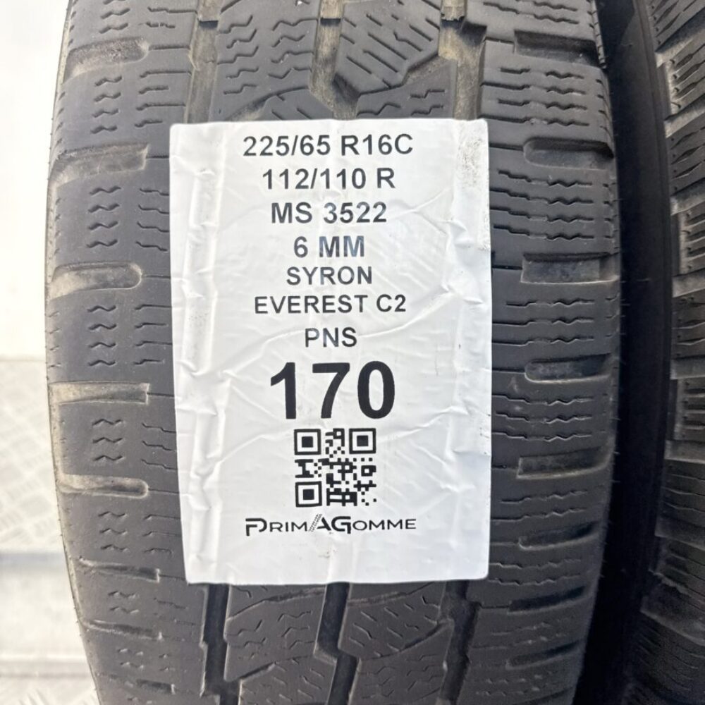 Gomme Usate 225 65 R16C 112 110R Syron Everest C2 6mm Invernali - immagine 5