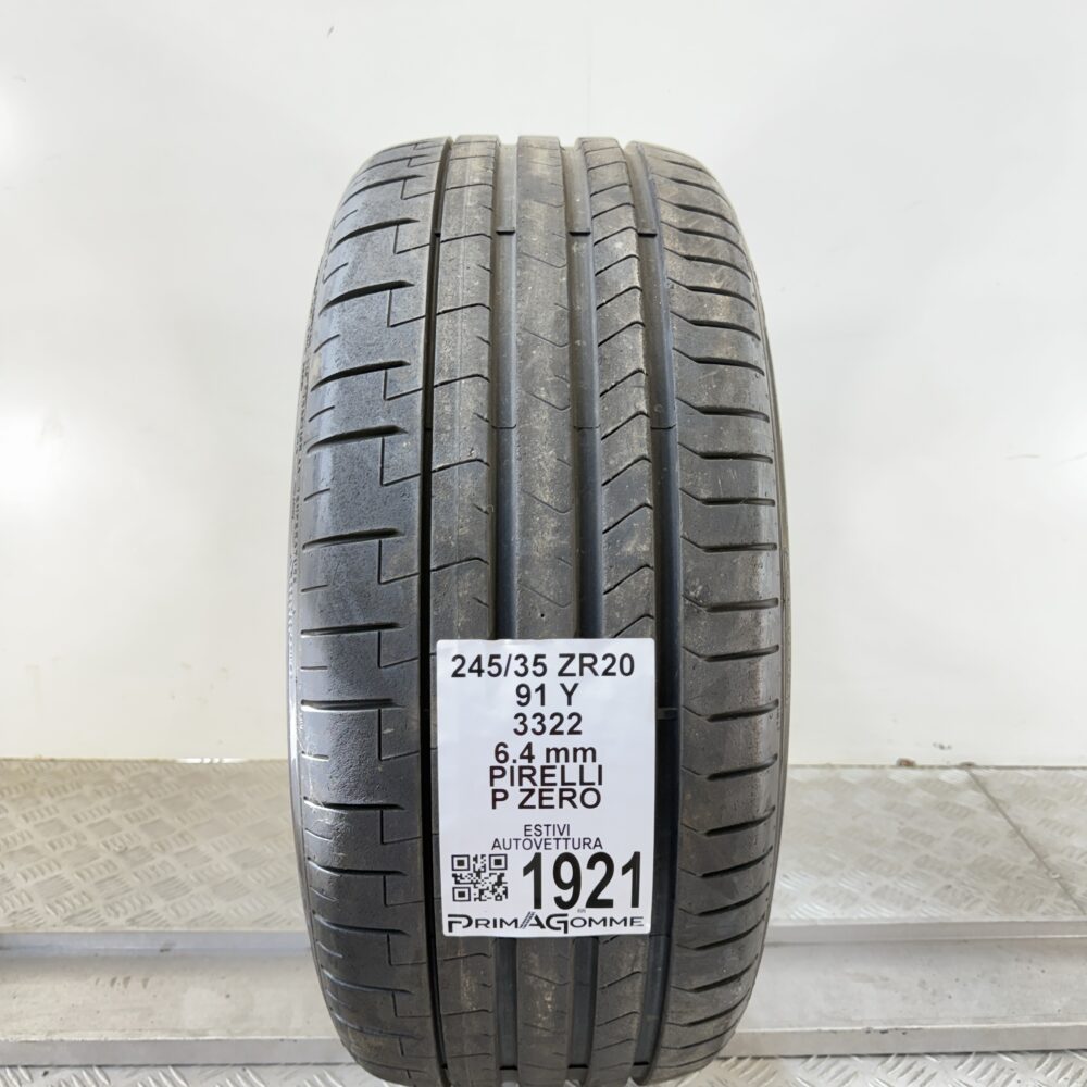 Pneumatico Usato 245 35 ZR20 91Y Pirelli P Zero 91% Estivo