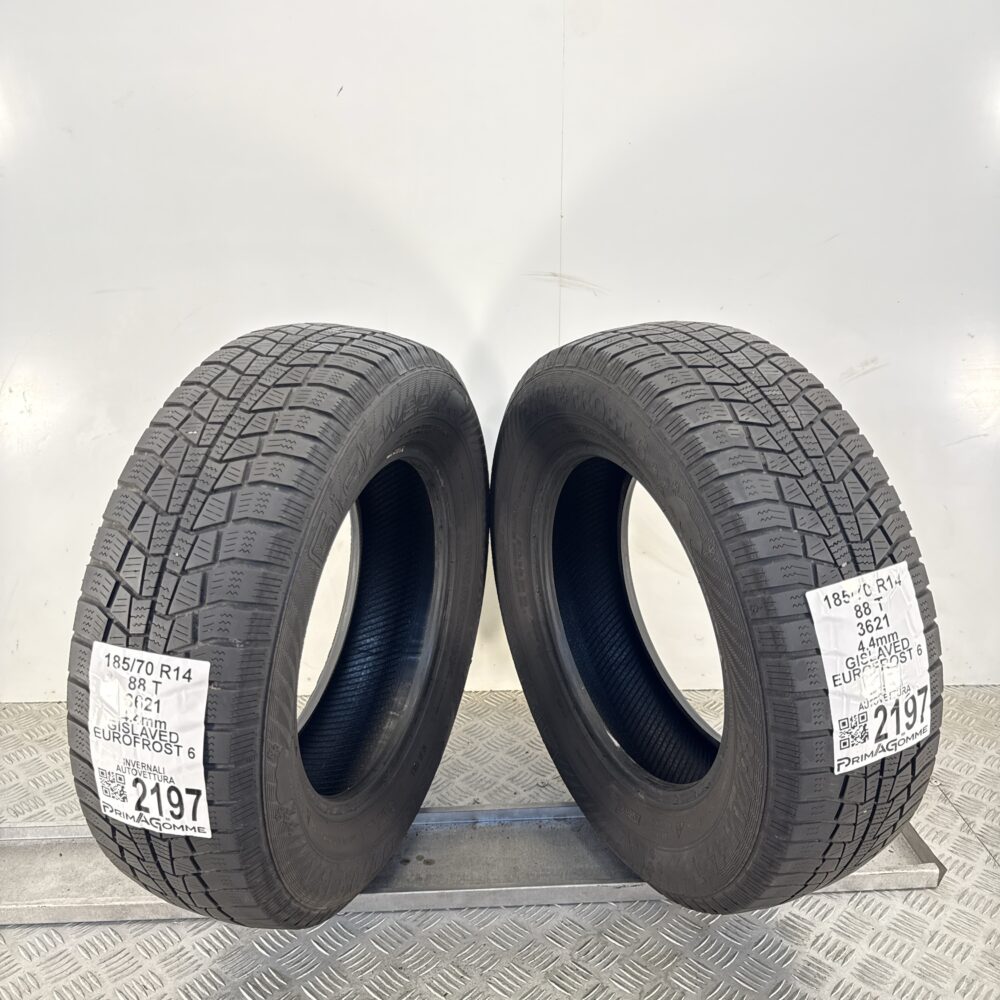 Gomme Usate 185 70 R14 88T Gislaved Eurofrost 6 Invernali - immagine 6