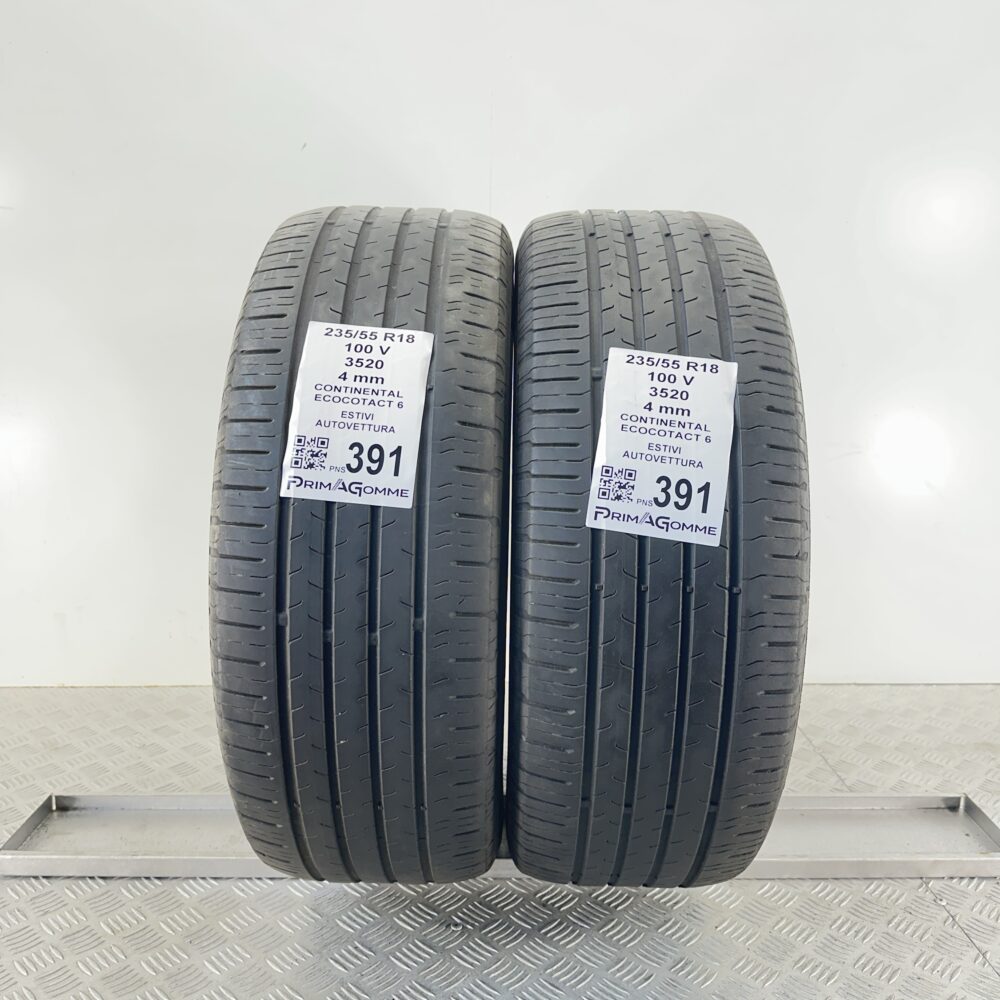 Pneumatici Usati 235 55 R18 100V Continental Ecocontact 6 Estive