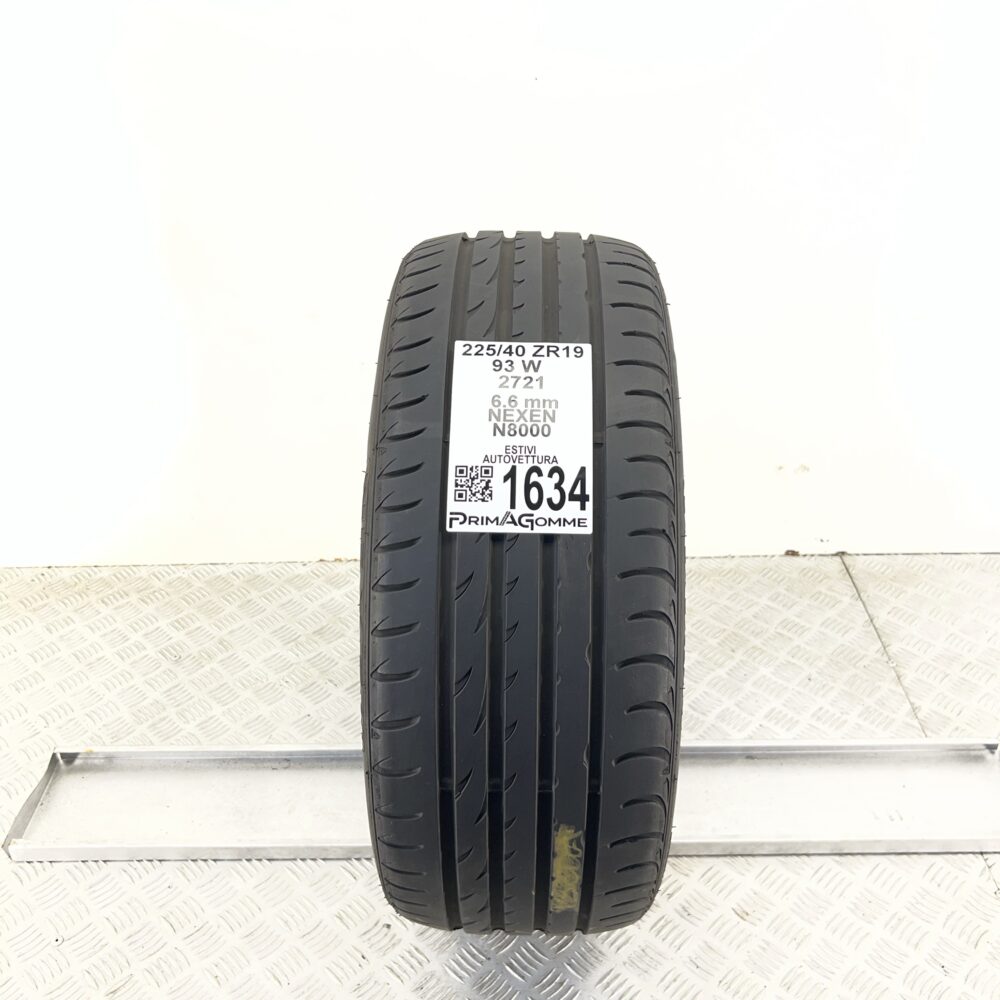 Pneumatico Usato 225 40 ZR19 93W Nexen N8000 94% Estivo