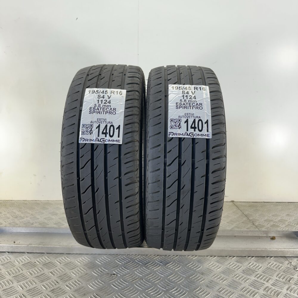 Gomme Usate 195 45 R16 84V Esatecar SpiritPro 82% Estive