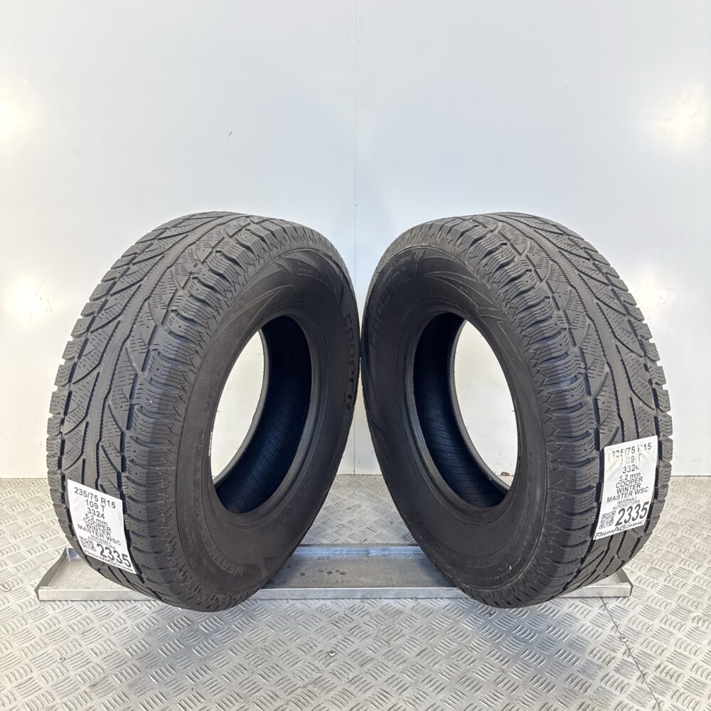 Gomme Usate 235 75 R15 109T Cooper Winter Master WSC 74% Invernali - immagine 6