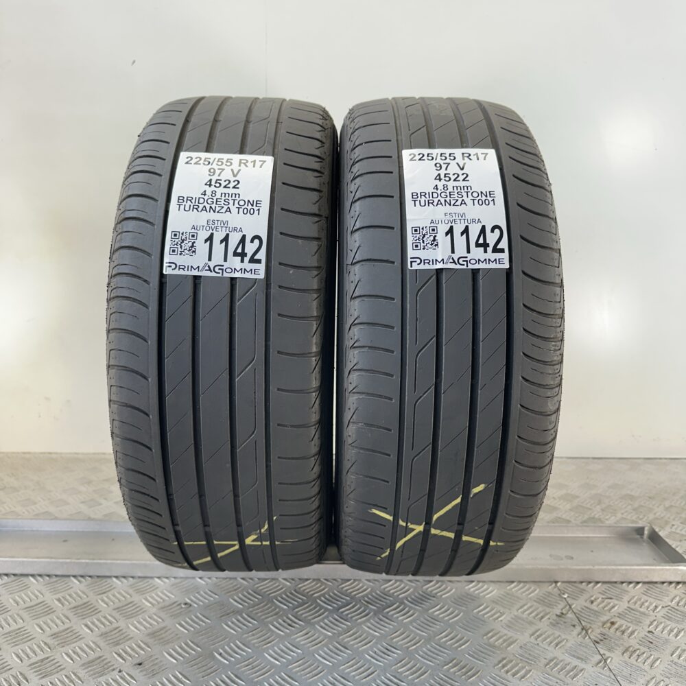 Gomme Usate 225 55 R17 97V Bridgestone Turanza T001 Estive