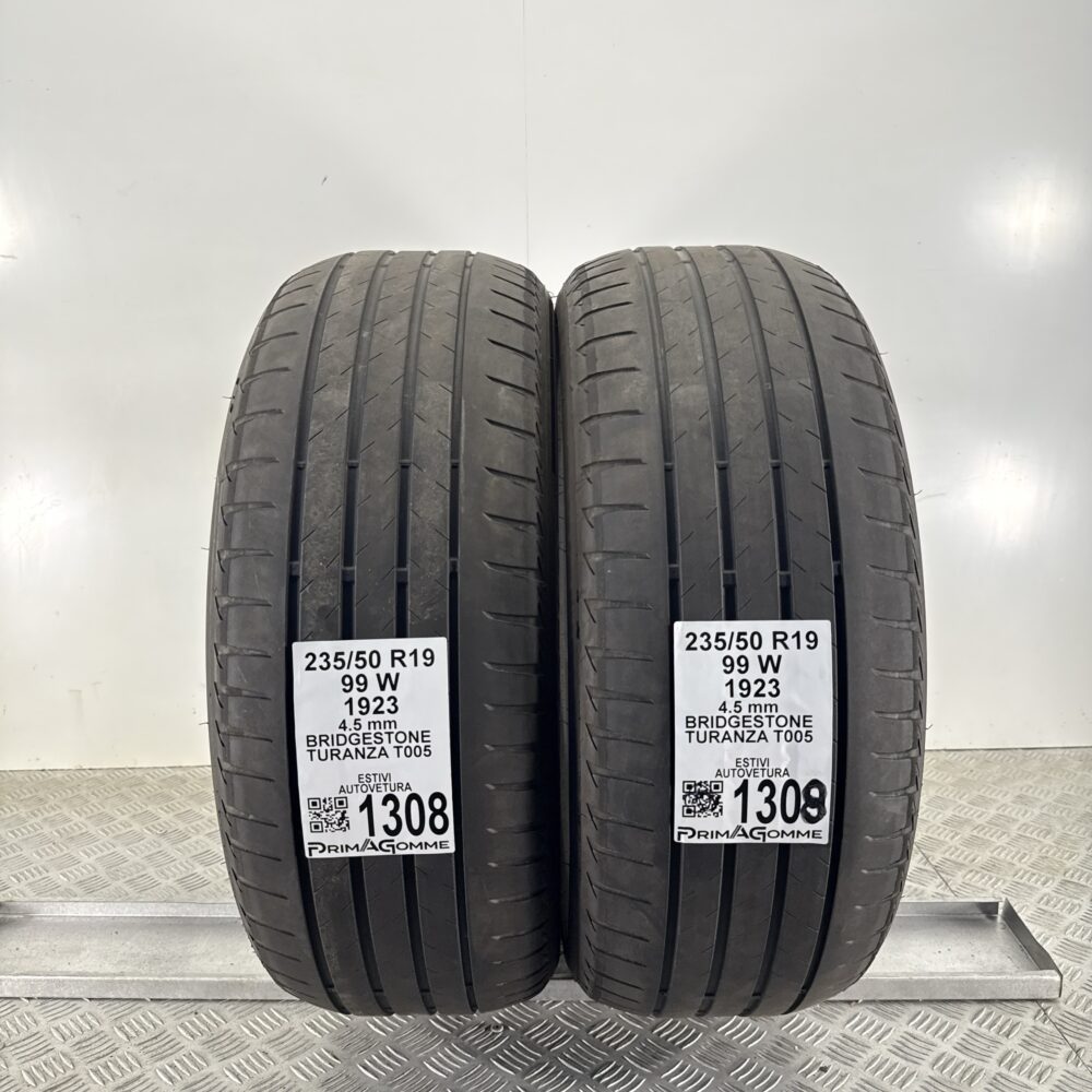 Gomme Usate 235 50 R19 99W Bridgestone Turanza T005 Estive